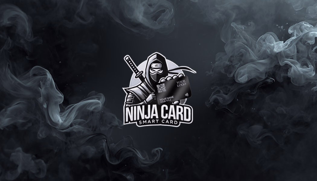 Abgerundete Ninja Card