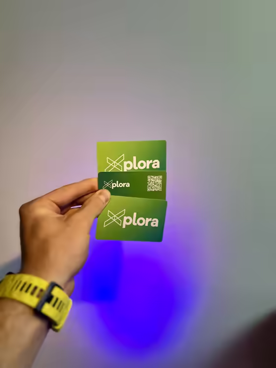 Xplora branded NFC cards