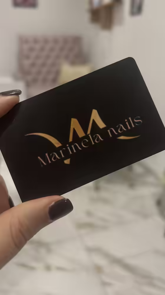 Marinela Nails custom Ninja Card